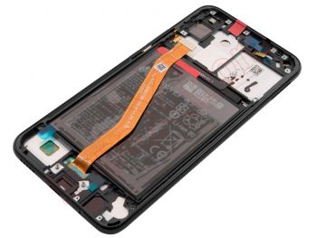 Pantalla Service Pack ips lcd negra con marco negro para Huawei nova 3i, ine-lx1, ine-lx1r, ine-lx1, sydney 6353, ine-lx2r, ine-al00, ine-tl00 / p smart + / p smart plus 2018